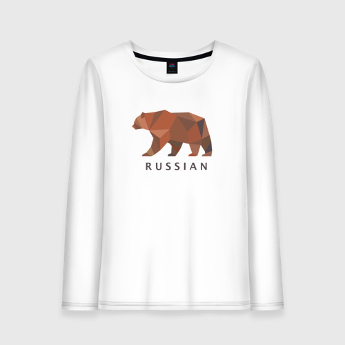 Женский лонгслив хлопок Russian bear