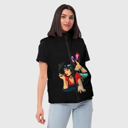 Женский жилет утепленный 3D Pulp Fiction - фото 2