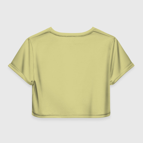 Женская футболка Crop-top 3D Русь, цвет 3D печать - фото 2