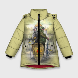 Зимняя куртка для девочек 3D Русь
