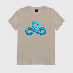 Женская футболка хлопок Cloud9 Foil Металлический эффект