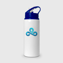 Бутылка для воды с трубочкой Cloud9 Foil Металлический эффект