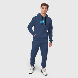 Мужской костюм хлопок с толстовкой Cloud9 Foil Металлический эффект - фото 2