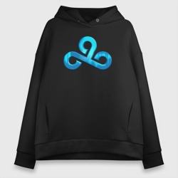 Женское худи Oversize хлопок Cloud9 Foil Металлический эффект