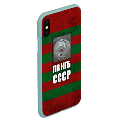 Чехол для iPhone XS Max матовый ПВ КГБ СССР - фото 2