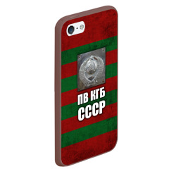 Чехол для iPhone 5/5S матовый ПВ КГБ СССР - фото 2