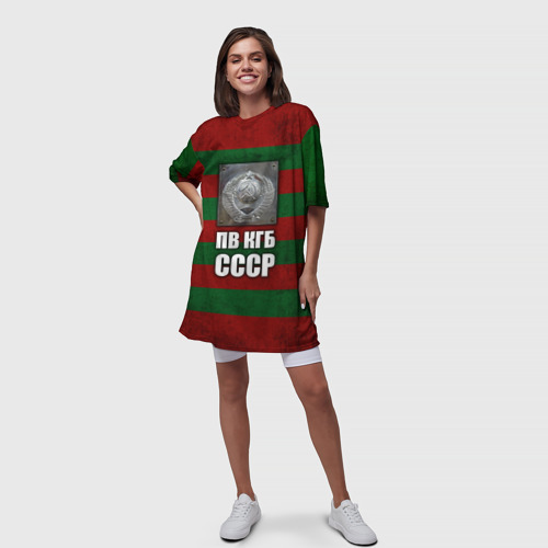 Платье-футболка 3D ПВ КГБ СССР, цвет 3D печать - фото 5