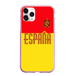 Чехол для iPhone 11 Pro Max матовый Сборная Испании по футболу
