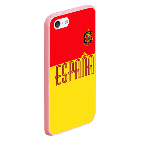 Чехол для iPhone 5/5S матовый Сборная Испании по футболу - фото 3