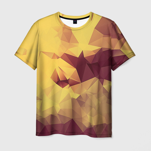 Мужская футболка 3D Polygonal, цвет 3D печать