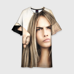 Детское платье 3D Cara Delevingne