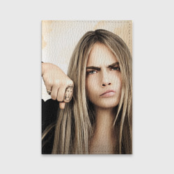 Обложка для паспорта матовая кожа Cara Delevingne