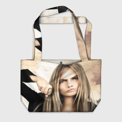 Пляжная сумка 3D Cara Delevingne