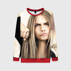 Женский свитшот 3D Cara Delevingne