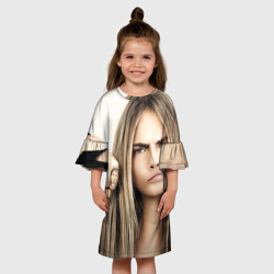 Детское платье 3D Cara Delevingne - фото 2