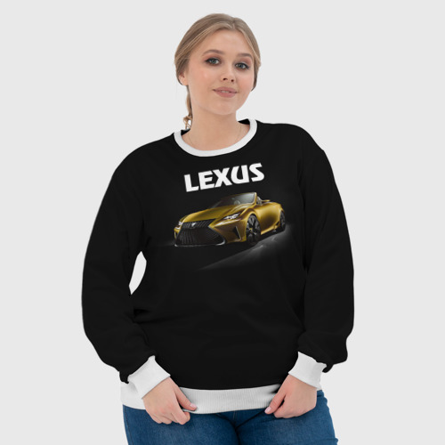 Женский свитшот 3D Lexus - фото 6