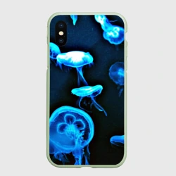 Чехол для iPhone XS Max матовый Meduse