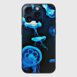 Чехол для iPhone 16 Pro силиконовый с защитой камеры Meduse