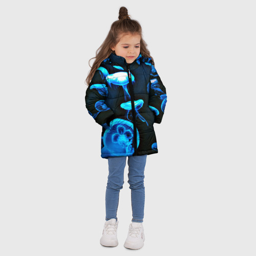 Зимняя куртка для девочек 3D Meduse, цвет черный - фото 5