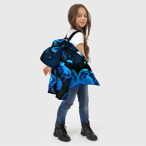 Зимняя куртка для девочек 3D Meduse, цвет черный - фото 6