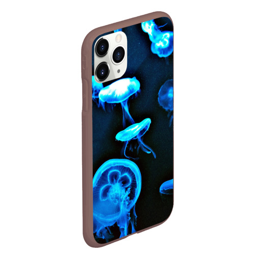 Чехол для iPhone 11 Pro Max матовый Meduse, цвет коричневый - фото 3