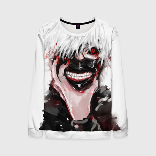 Мужской свитшот 3D Tokyo Ghoul, цвет белый