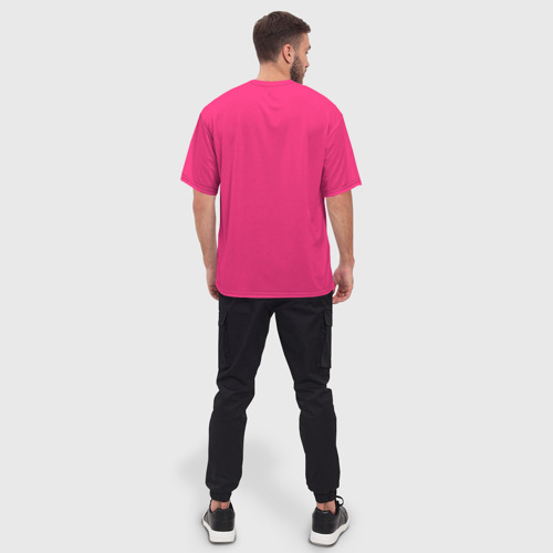 Мужская футболка oversize 3D Hotline Miami 5, цвет 3D печать - фото 4