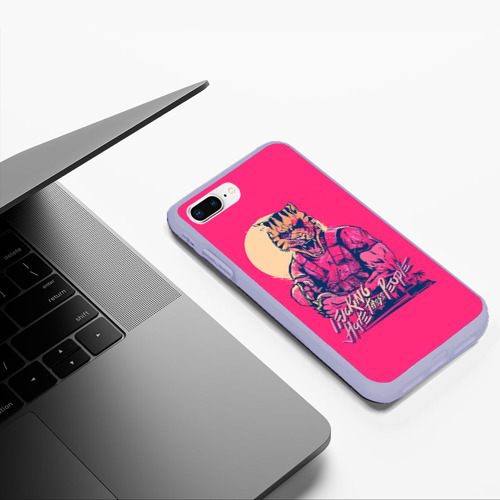 Чехол для iPhone 7Plus/8 Plus матовый Hotline Miami 5, цвет светло-сиреневый - фото 5