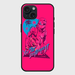 Чехол силиконовый для Apple iPhone 15 матовый Hotline Miami 6