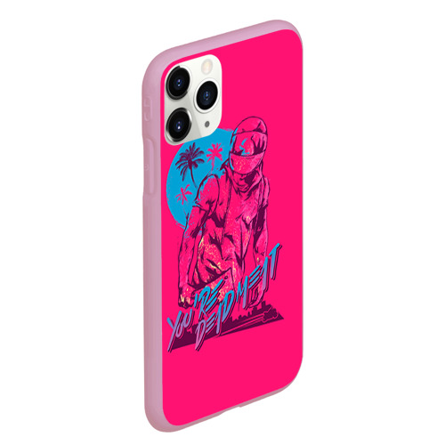 Чехол для iPhone 11 Pro Max матовый Hotline Miami 6, цвет розовый - фото 3