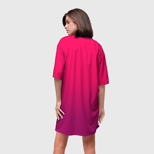 Платье-футболка 3D Hotline Miami 7, цвет 3D печать - фото 4