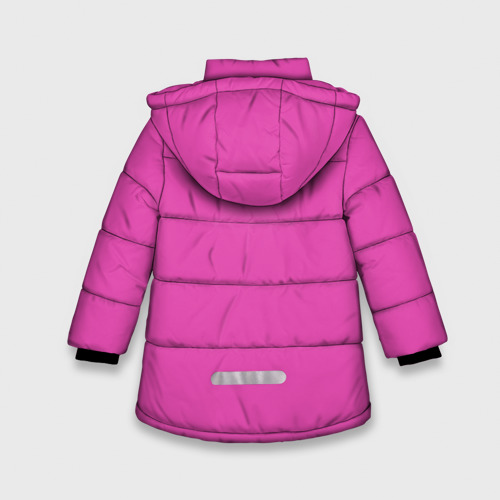 Зимняя куртка для девочек 3D Hotline Miami 8, цвет красный - фото 2