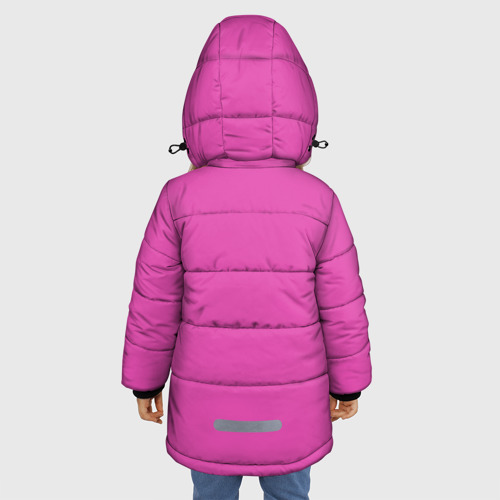 Зимняя куртка для девочек 3D Hotline Miami 8, цвет красный - фото 4