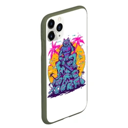 Чехол для iPhone 11 Pro Max матовый Hotline Miami 12 - фото 2