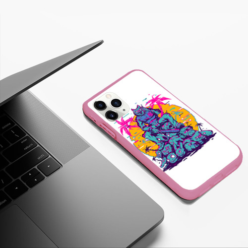 Чехол для iPhone 11 Pro Max матовый Hotline Miami 12, цвет малиновый - фото 5