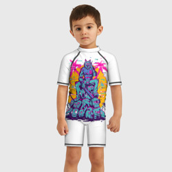 Детский купальный костюм 3D Hotline Miami 12 - фото 2