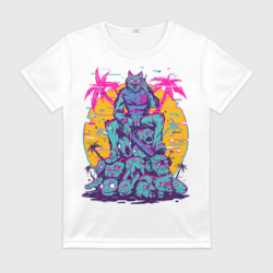 Женская футболка 3D Hotline Miami 12