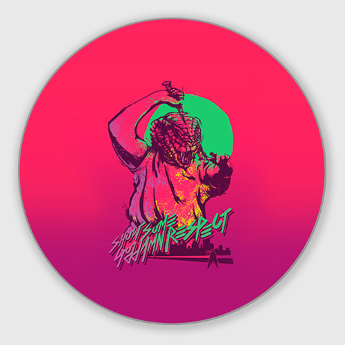 Коврик для мышки круглый Hotline Miami 13 Фото 01 Коврик для мышки круглый Hotline Miami 13 Фото 01