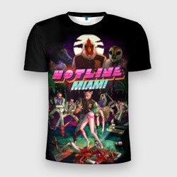 Мужская футболка 3D Slim Hotline Miami 17