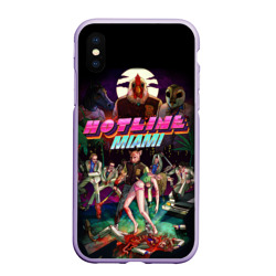 Чехол для iPhone XS Max матовый Hotline Miami 17