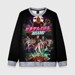 Детский свитшот 3D Hotline Miami 17