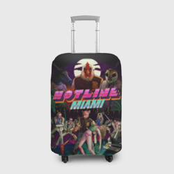 Чехол для чемодана 3D Hotline Miami 17