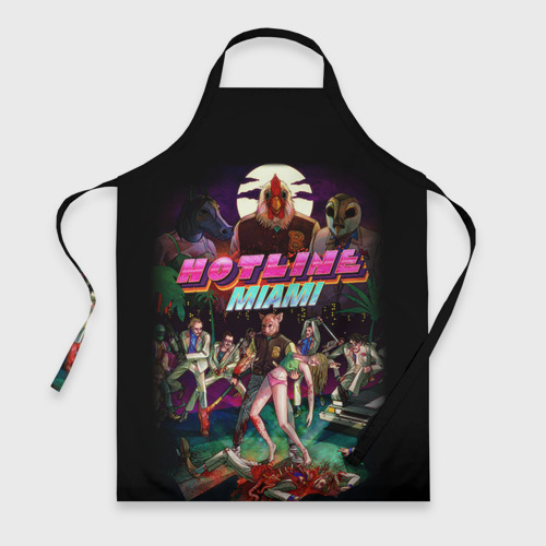 Фартук 3D Hotline Miami 17