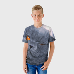 Детская футболка 3D Кот - фото 2