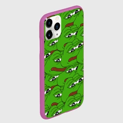 Чехол для iPhone 11 Pro матовый Sad frogs - фото 2