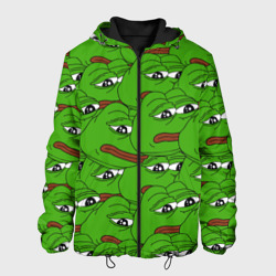 Мужская куртка 3D Sad frogs
