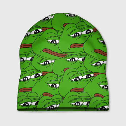 Шапка 3D Sad frogs