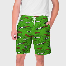 Мужские шорты 3D Sad frogs