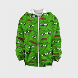 Детская куртка 3D Sad frogs