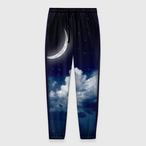 Мужские брюки 3D Луна и звезды